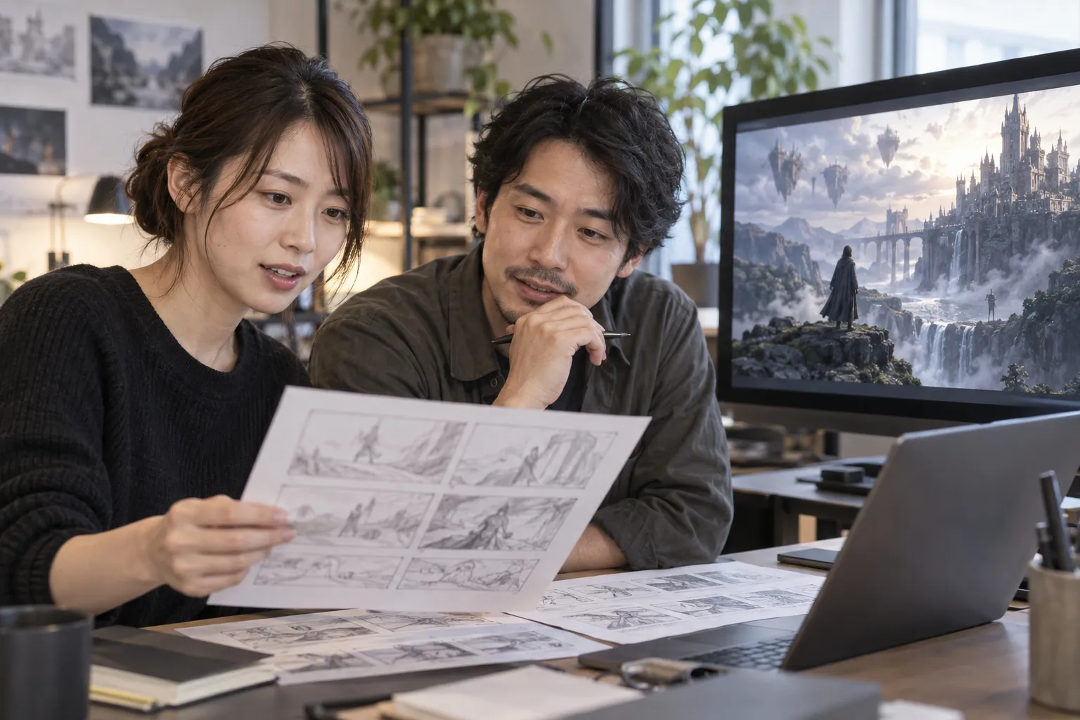 AIドラマの制作現場