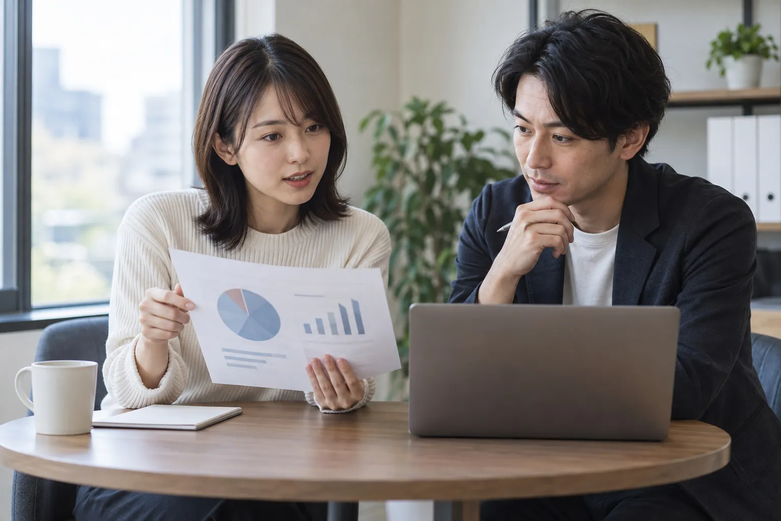 月次運用レポートの分析ミーティング